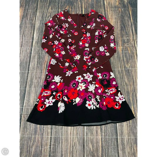 Dress Party Short By Ann Taylor In Floral Print, Size: 0p