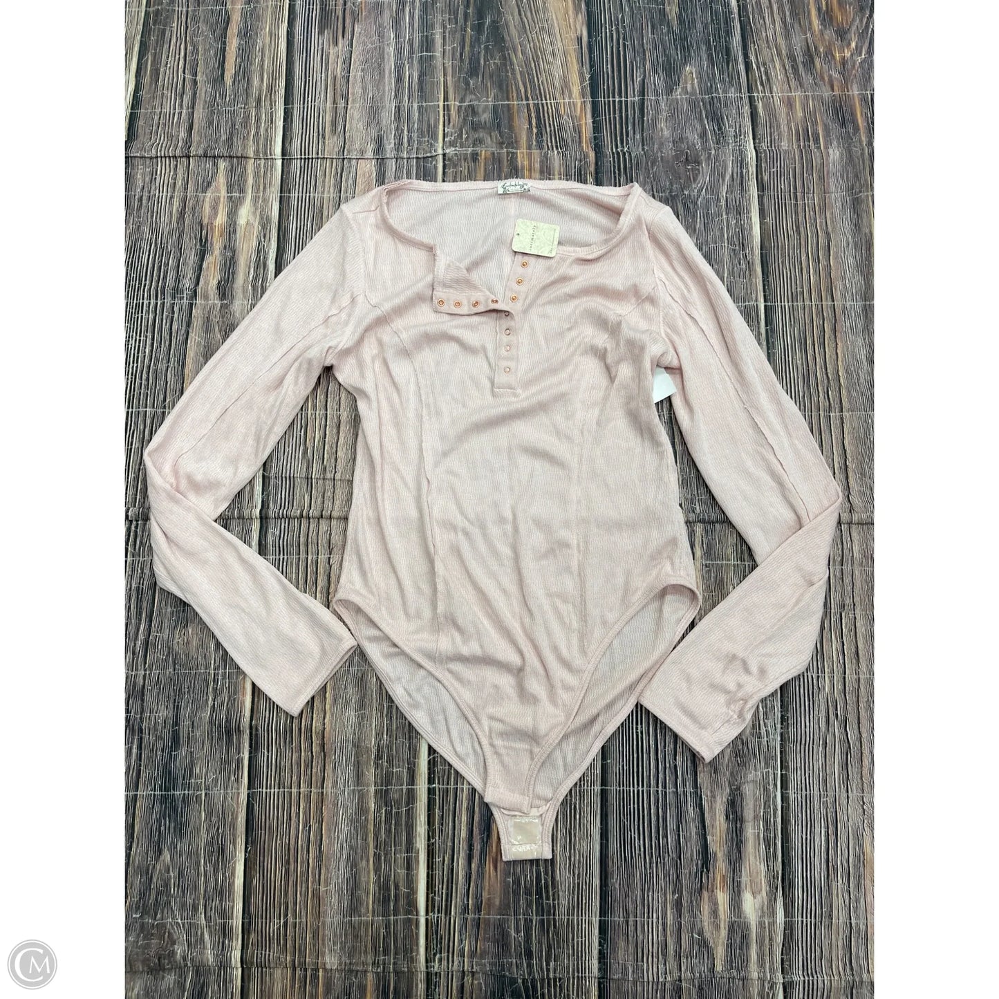 Top Long Sleeve By Free People In Pink, Size: Xl