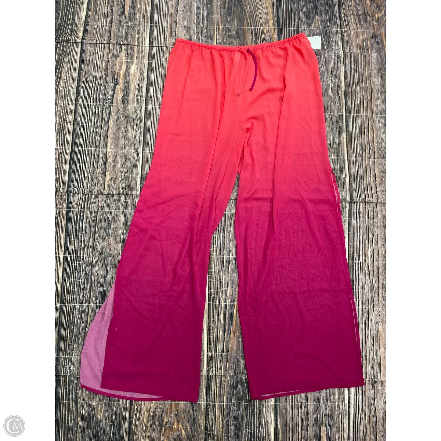 Swimwear Cover-up By Victorias Secret In Pink & Purple, Size: M