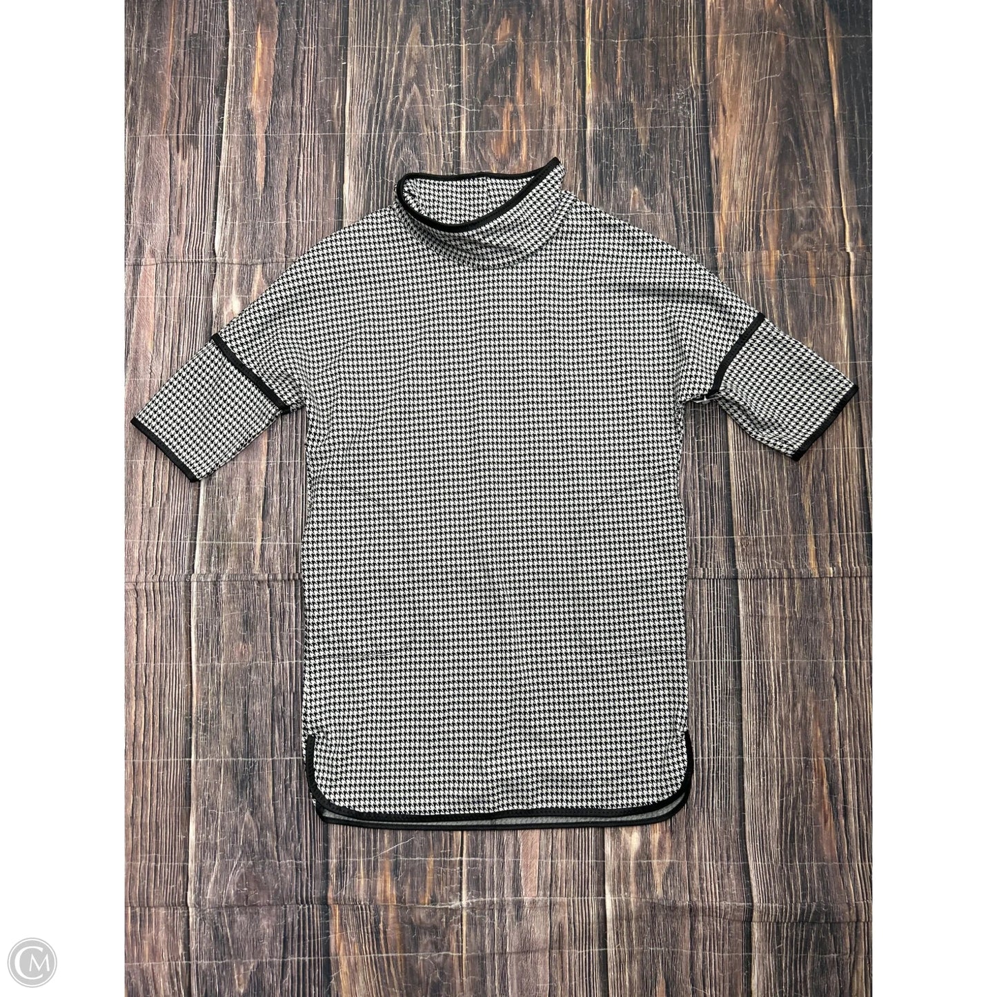 Dress Casual Short By Max Studio In Black & White, Size: Xl