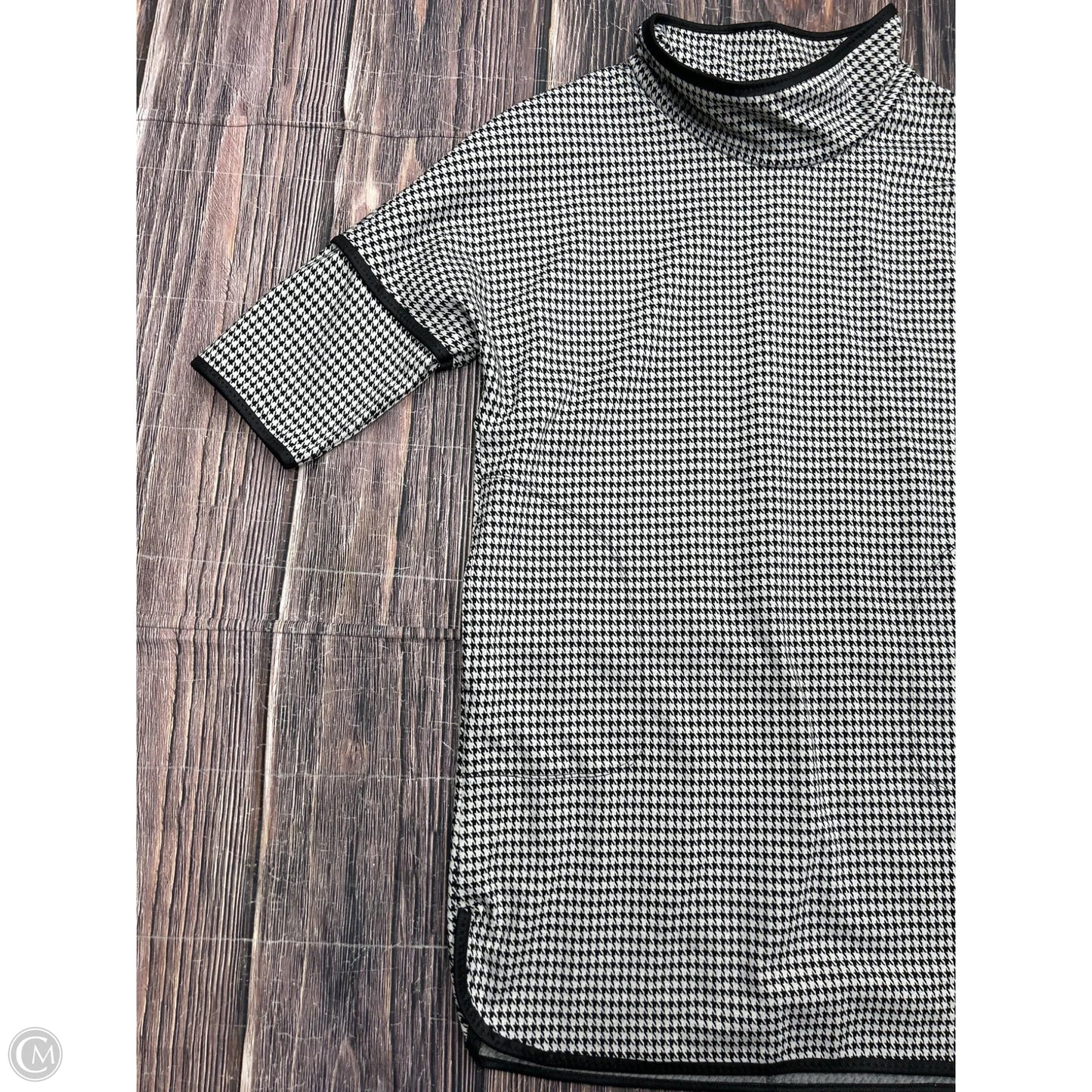 Dress Casual Short By Max Studio In Black & White, Size: Xl