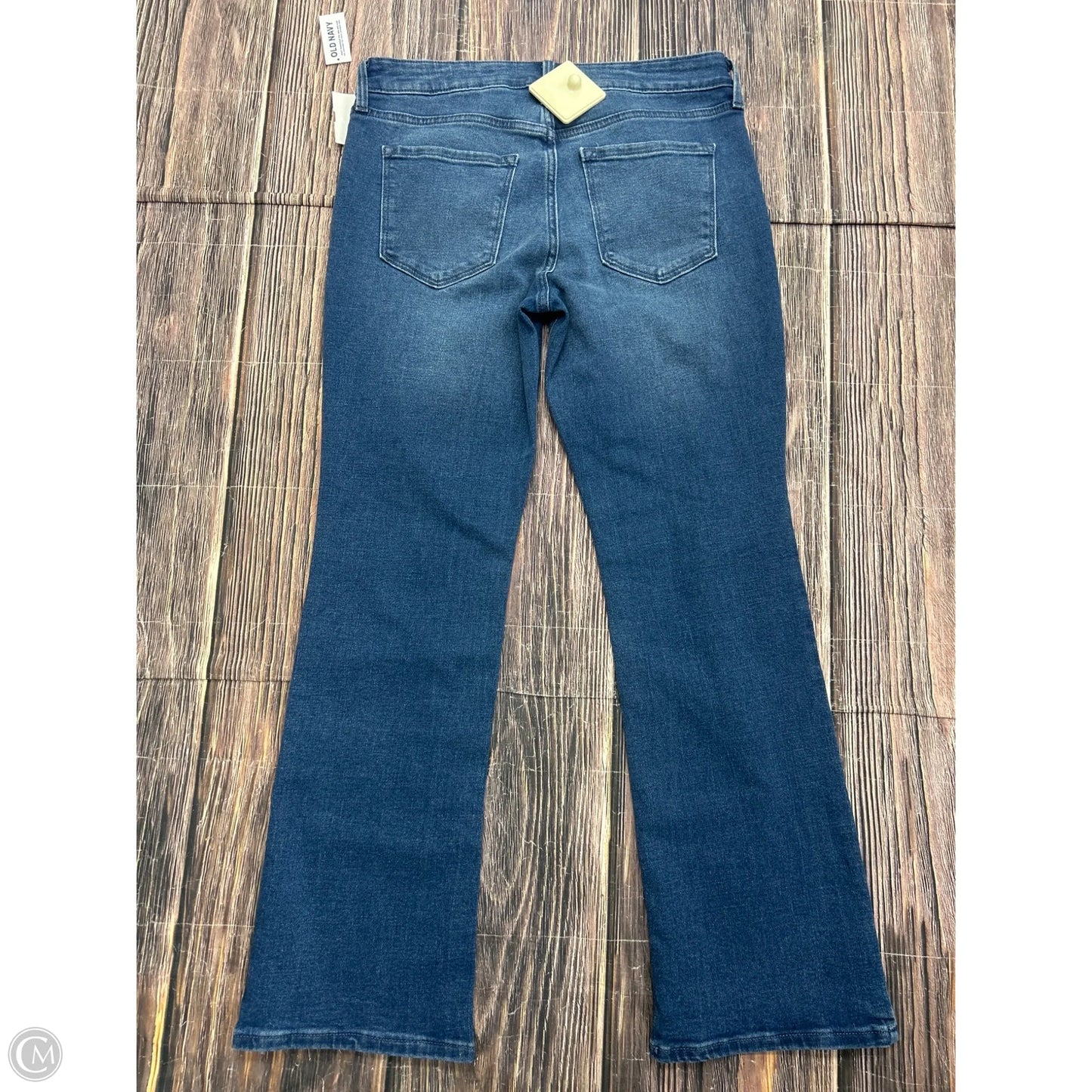 Jeans Boot Cut By Old Navy In Blue Denim, Size: 8 Short