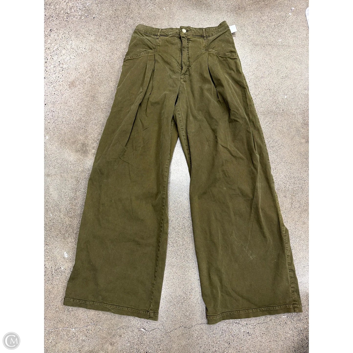 Pants Wide Leg By Maeve In Green, Size: 12l