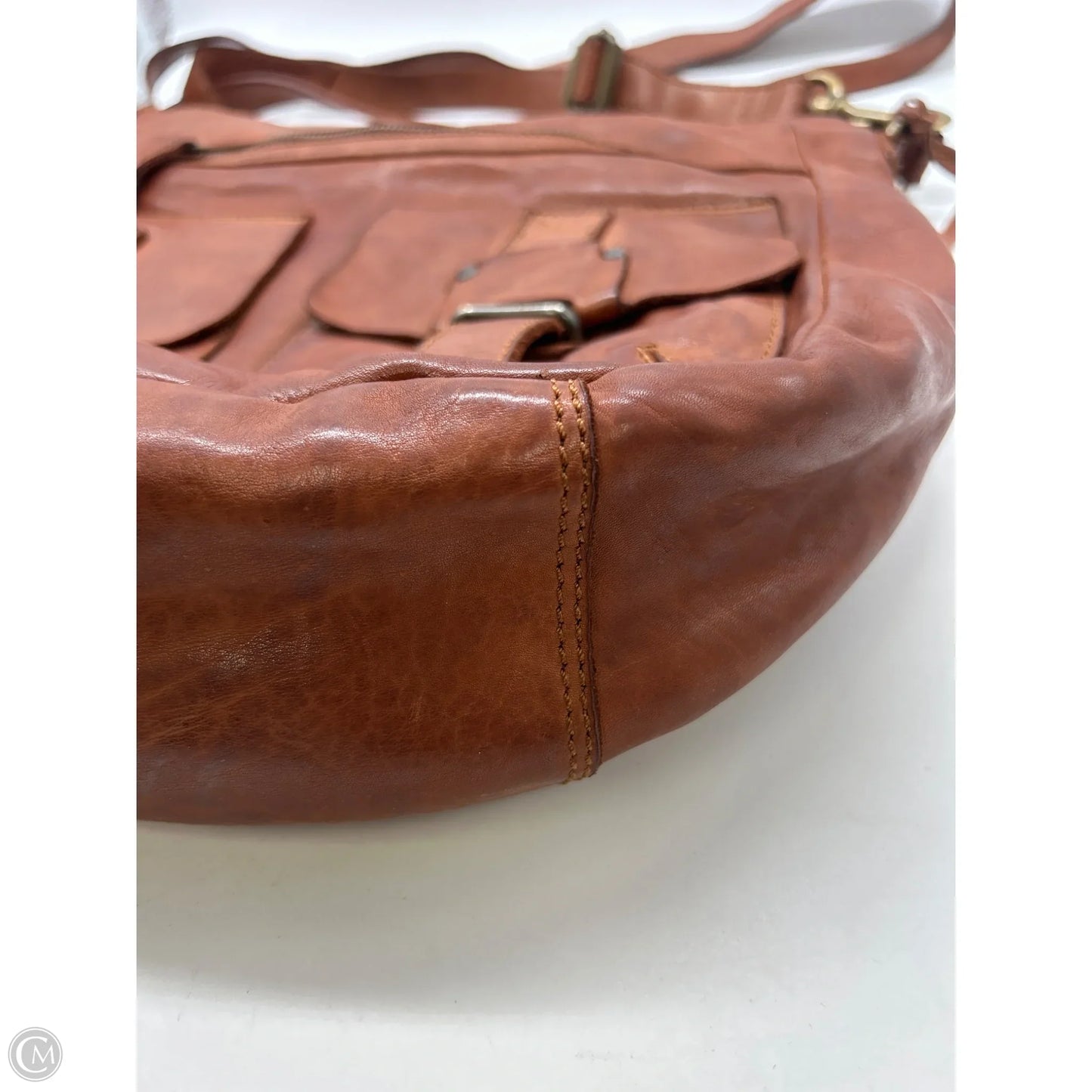Handbag Leather By Clothes Mentor, Size: Large