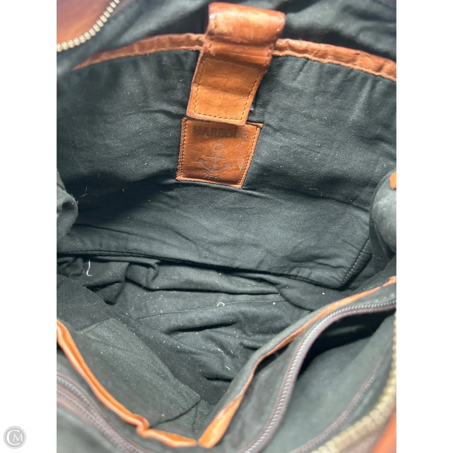 Handbag Leather By Clothes Mentor, Size: Large