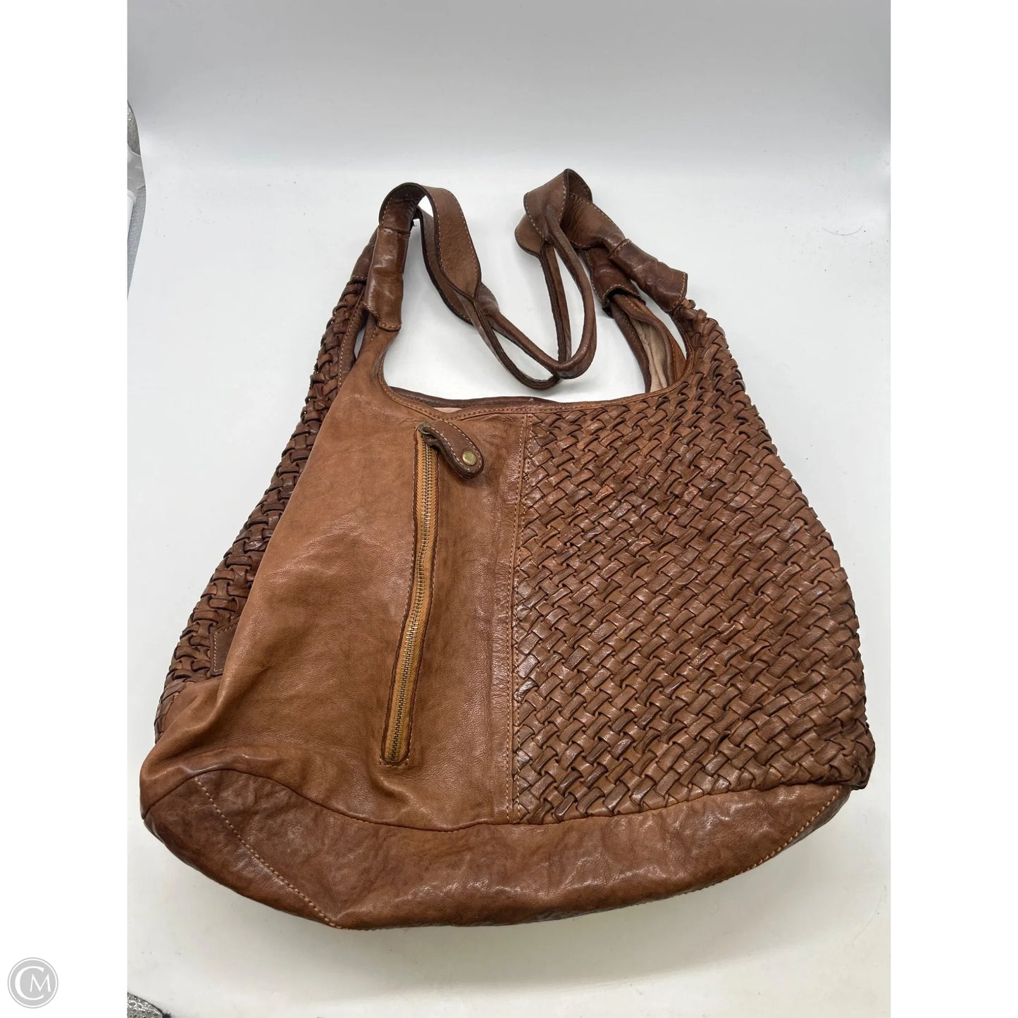 Handbag Leather By Clothes Mentor, Size: Large