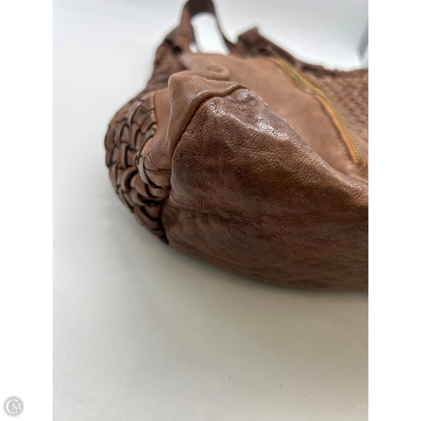 Handbag Leather By Clothes Mentor, Size: Large