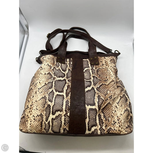 Handbag Leather By Clothes Mentor, Size: Large