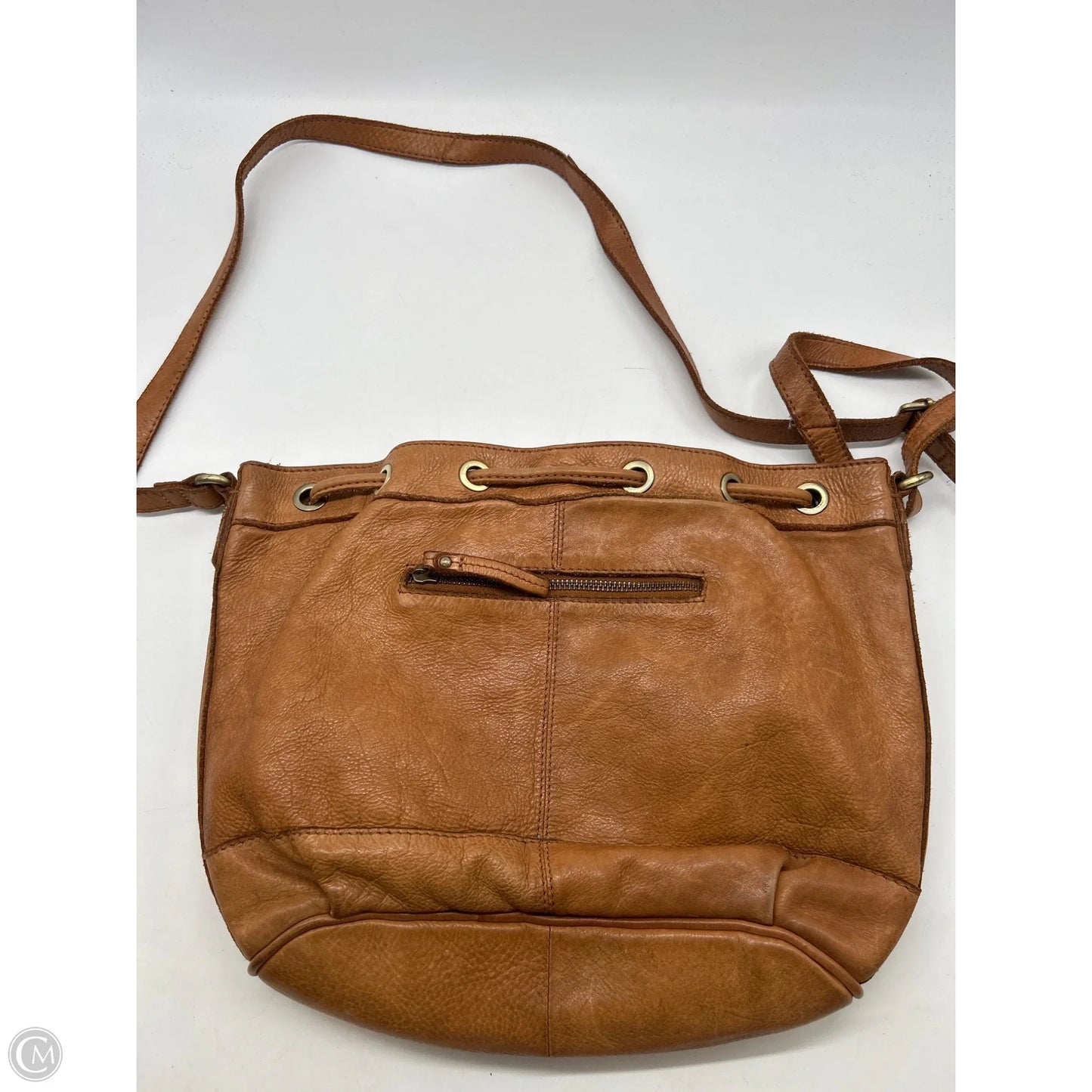 Crossbody Leather By Clothes Mentor, Size: Large