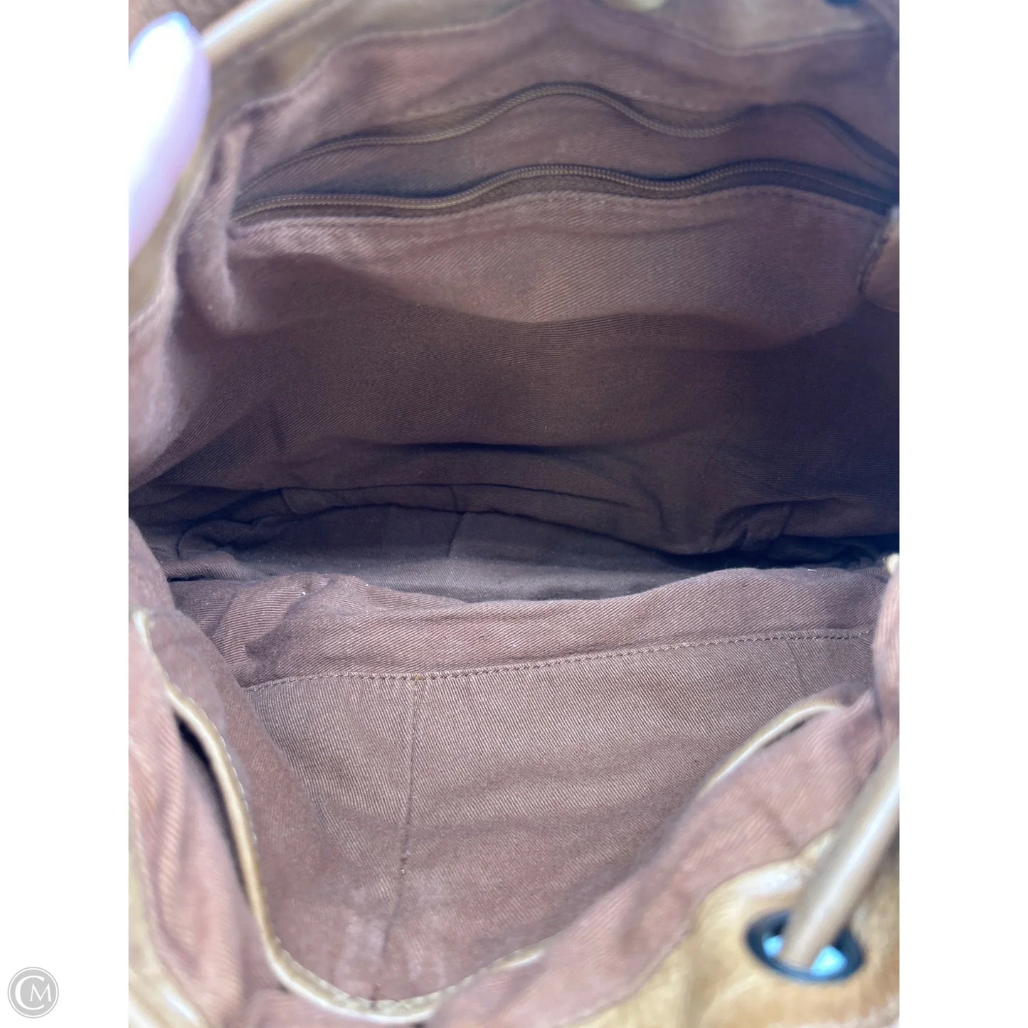 Crossbody Leather By Clothes Mentor, Size: Large