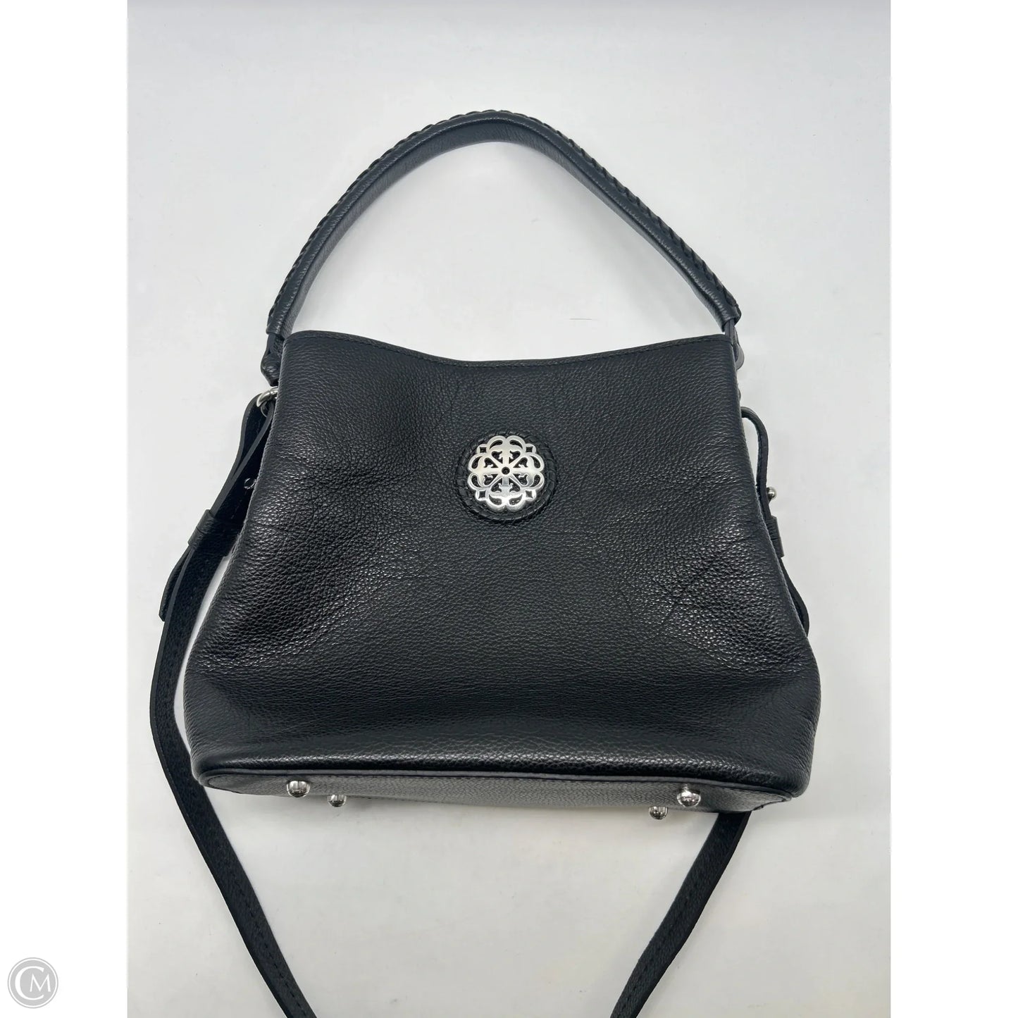 Handbag Leather By Brighton, Size: Medium