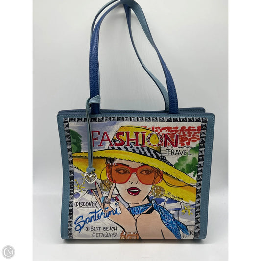 Handbag Leather By Brighton, Size: Medium