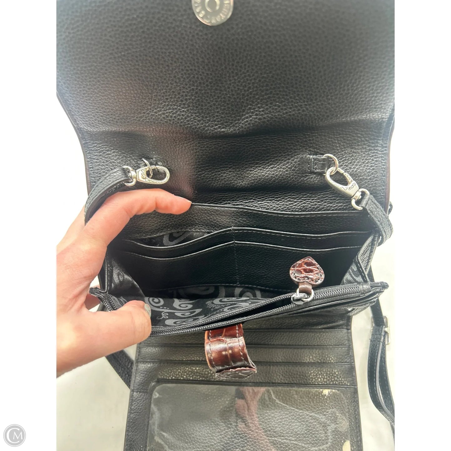 Crossbody Leather By Brighton, Size: Small