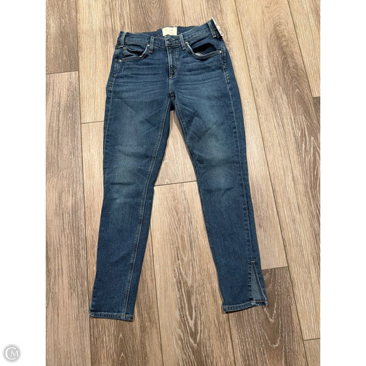 Jeans Skinny By Anthropologie In Blue Denim, Size: 2