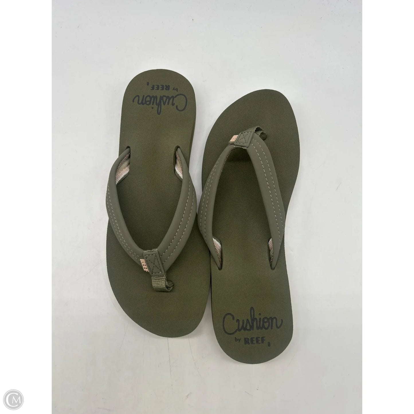 Sandals Flip Flops By Reef In Green, Size: 8
