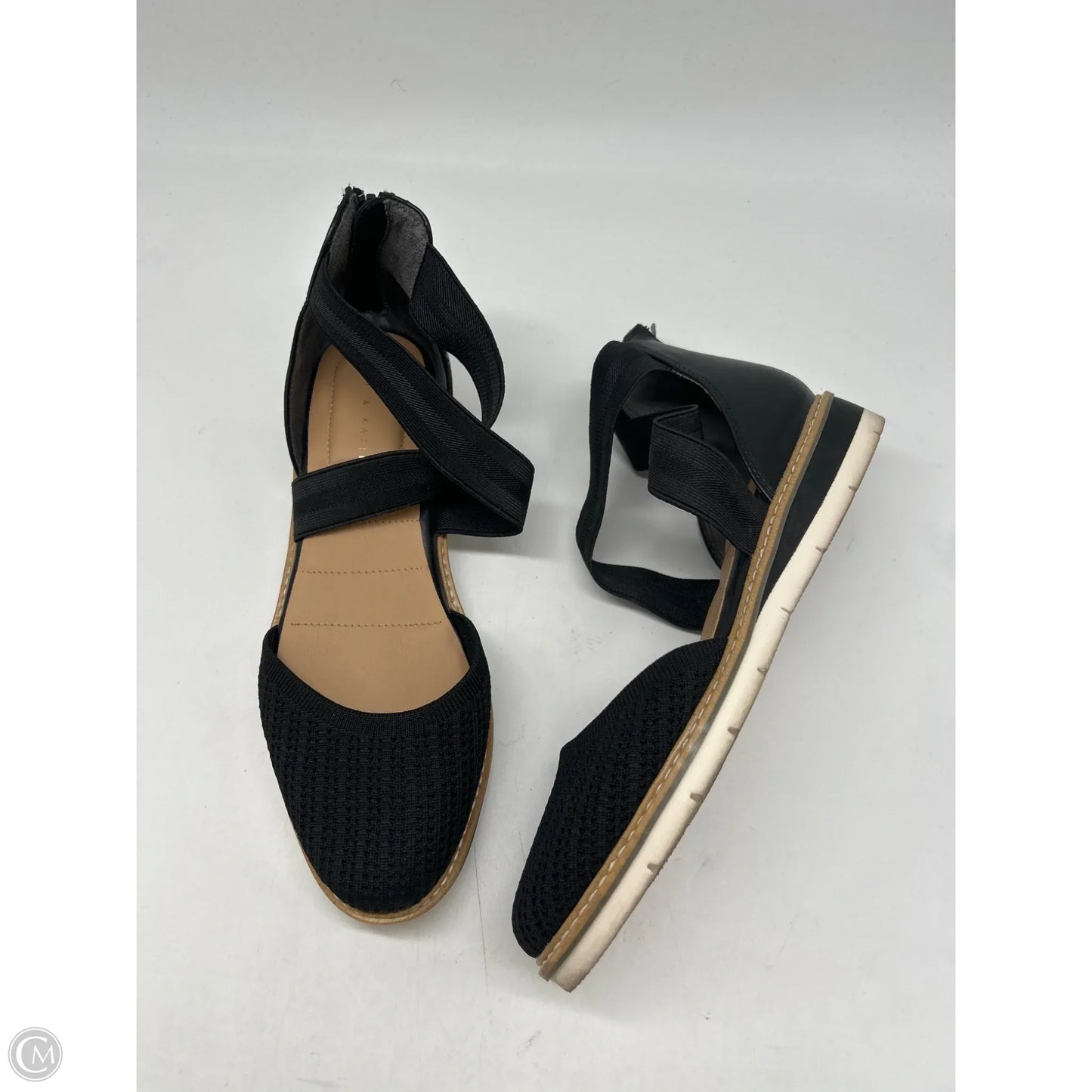 Sandals Flats By Kelly And Katie In Black, Size: 8