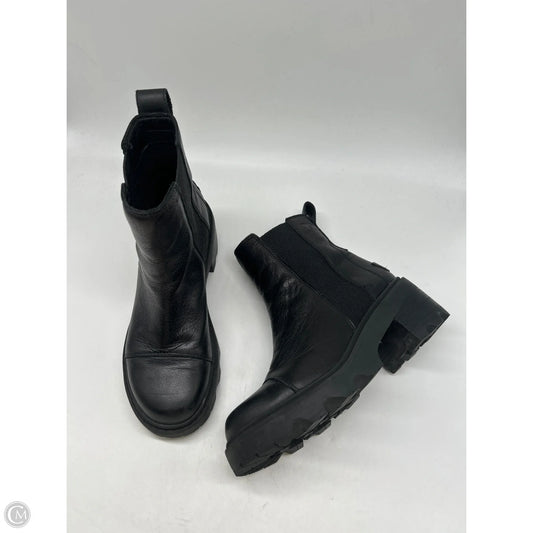 Boots Ankle Heels By Sorel In Black, Size: 8