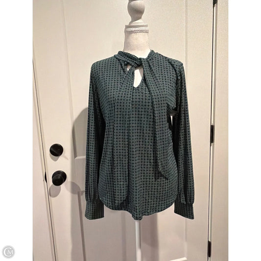 Top Long Sleeve By Adrianna Papell In Green, Size: M