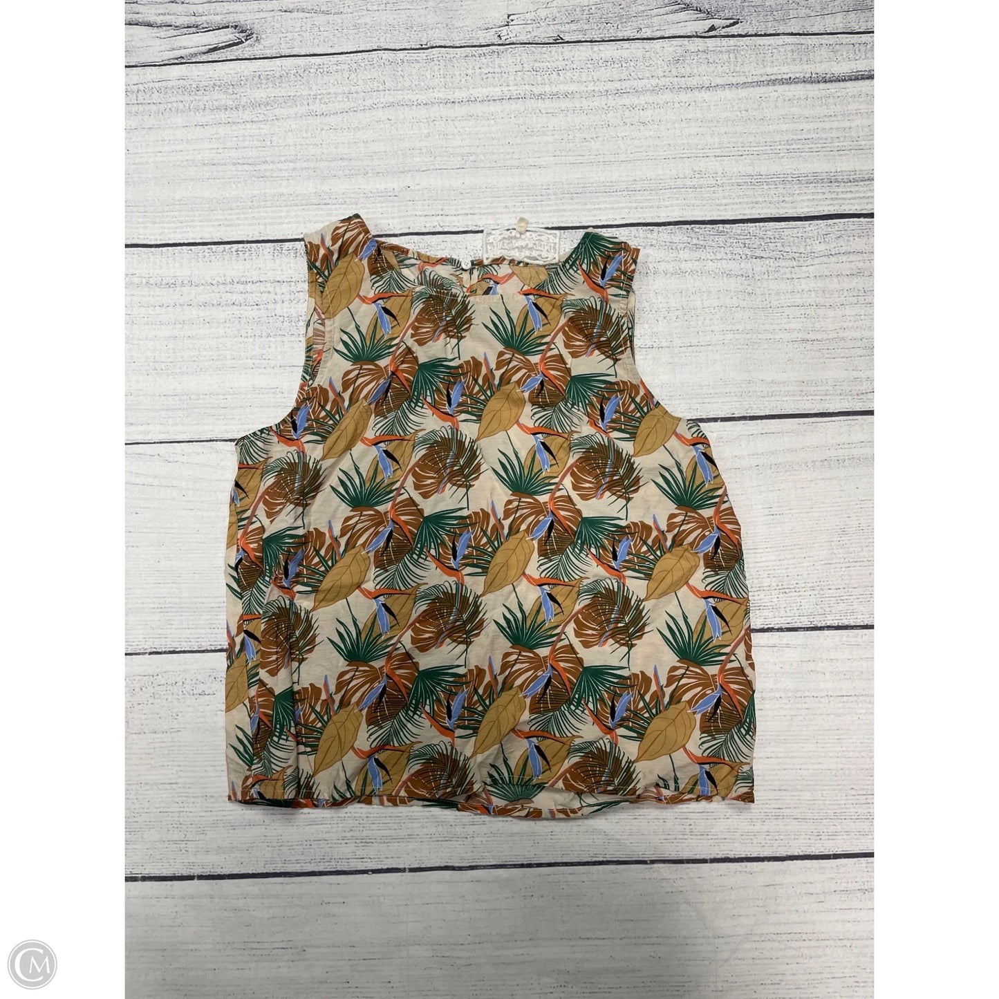 Tank Top By Clothes Mentor In Floral Print, Size: Xl
