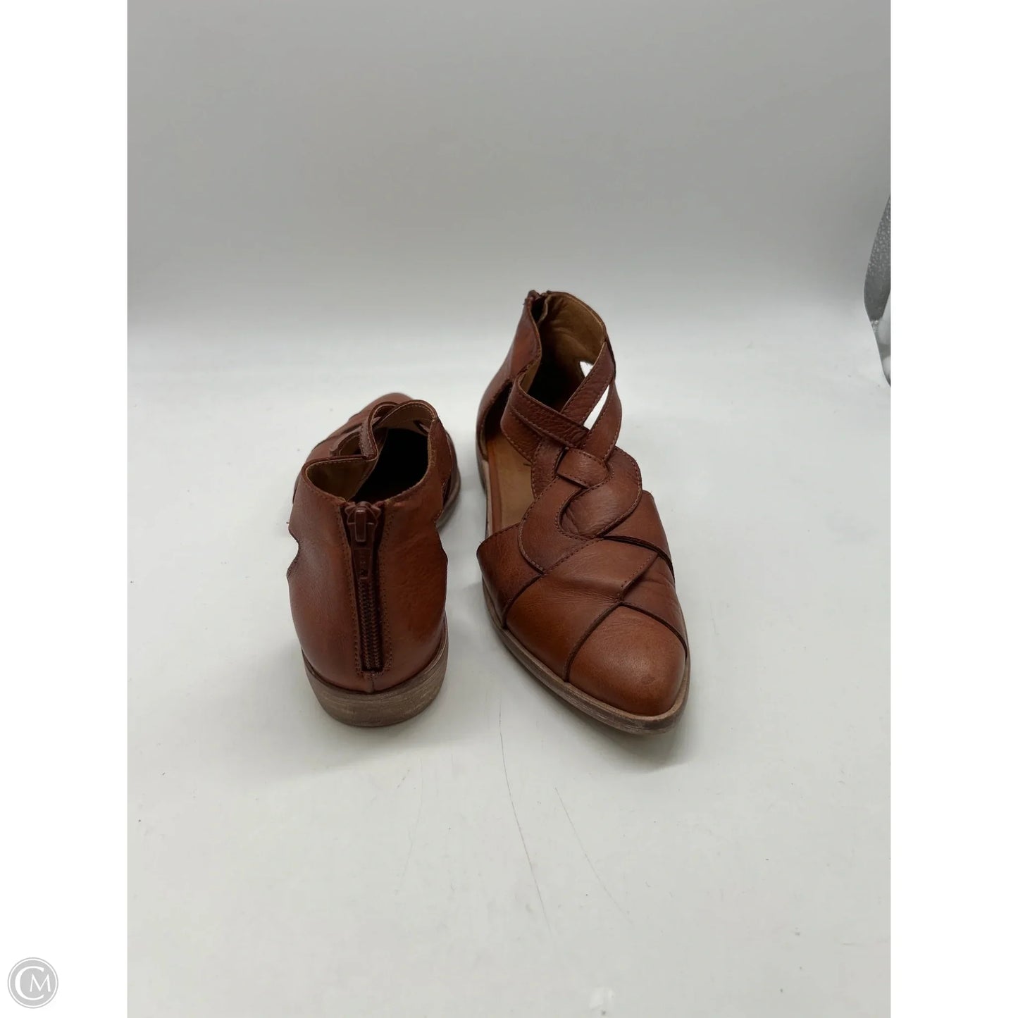 Sandals Heels Block By Lucky Brand In Brown, Size: 9