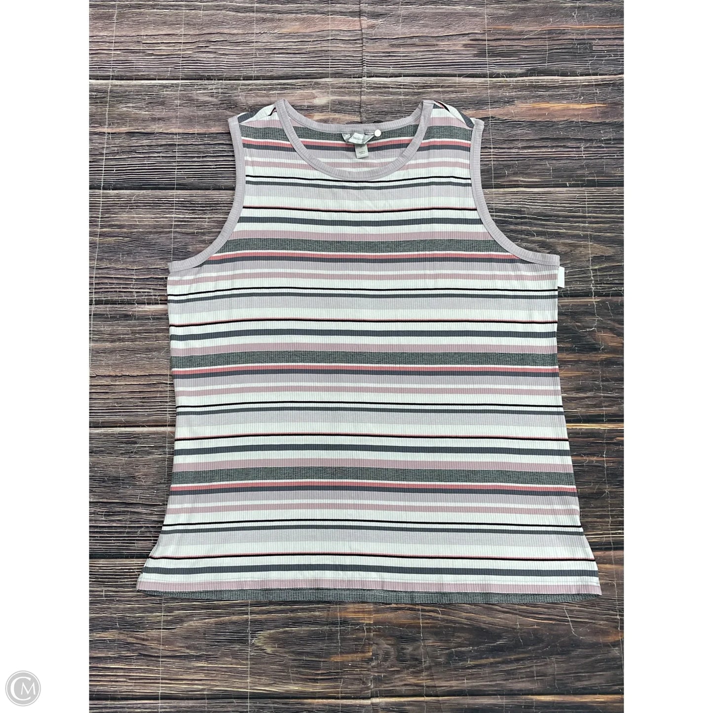 Tank Top By Cj Banks In Striped Pattern, Size: 3x