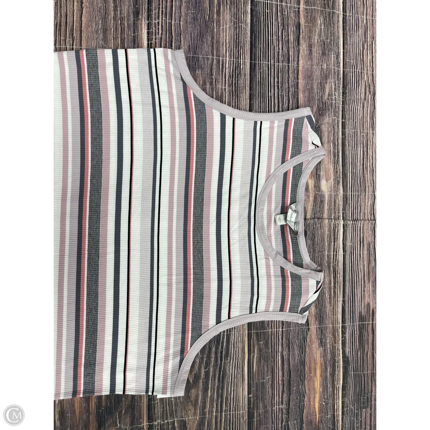 Tank Top By Cj Banks In Striped Pattern, Size: 3x