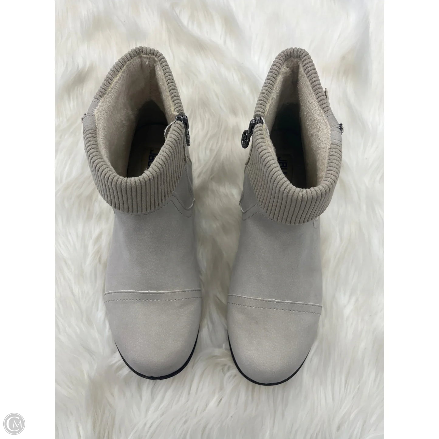 Boots Ankle Flats By Jbu By Jambu In Grey, Size: 9
