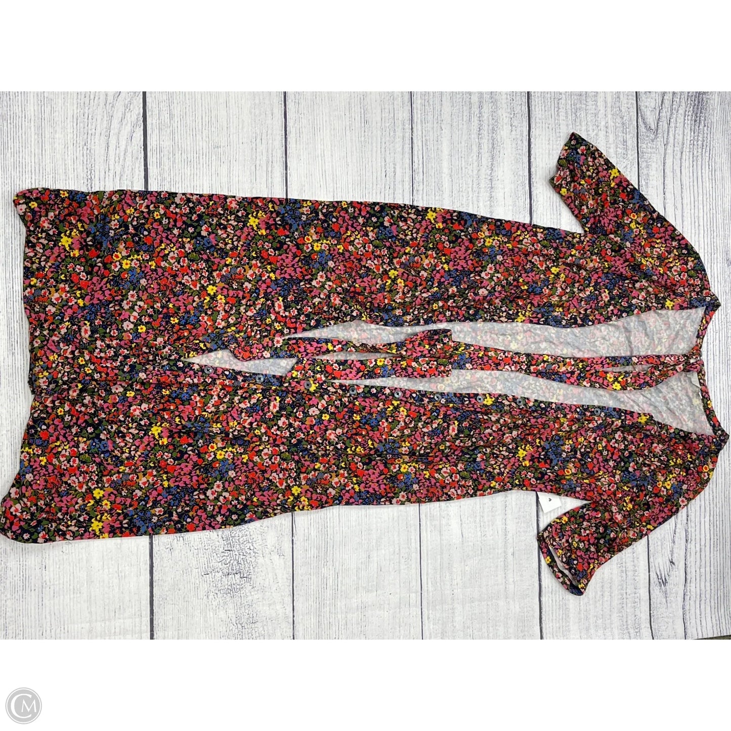 Dress Casual Midi By Boden In Floral Print, Size: 10