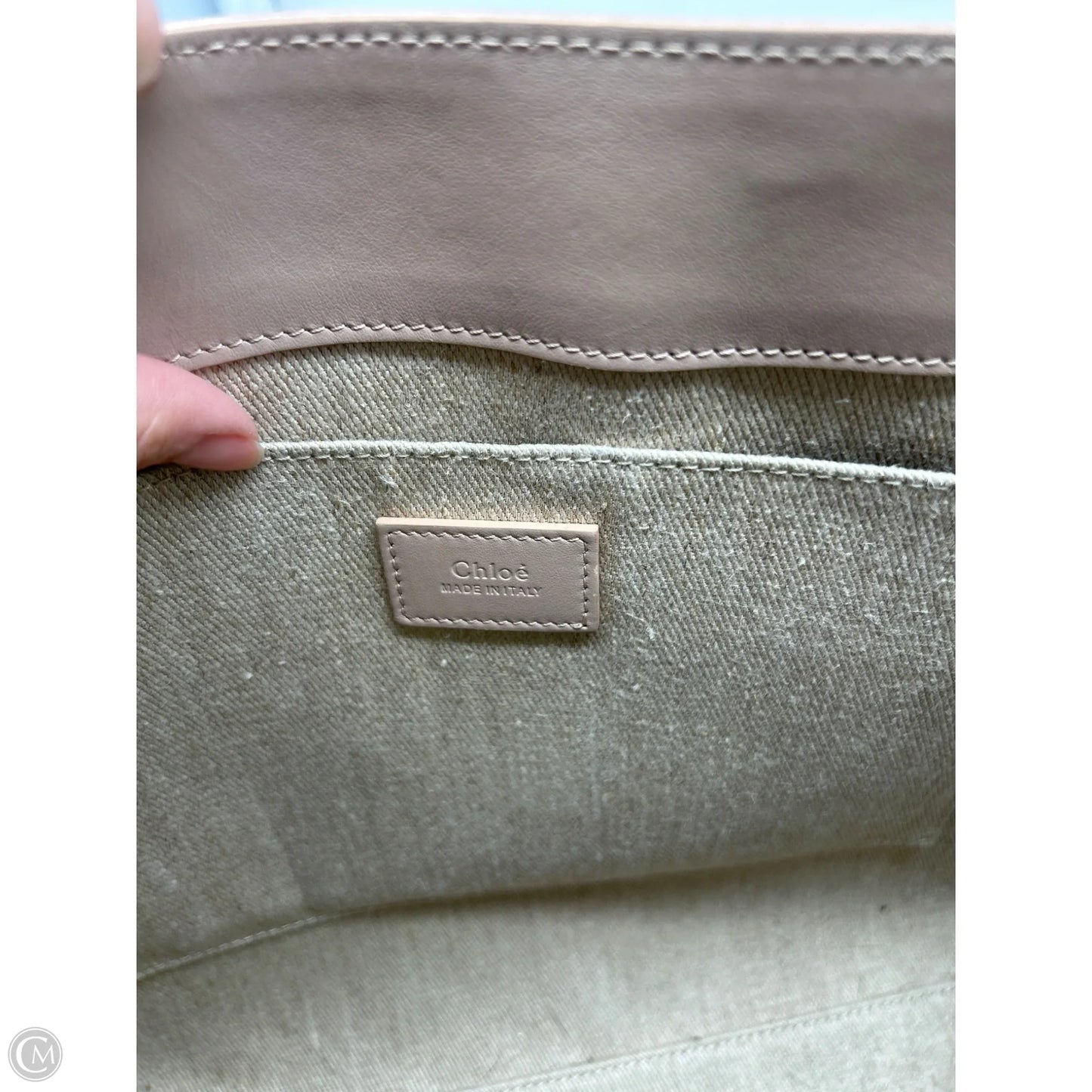 Handbag Luxury Designer By Chloe, Size: Large