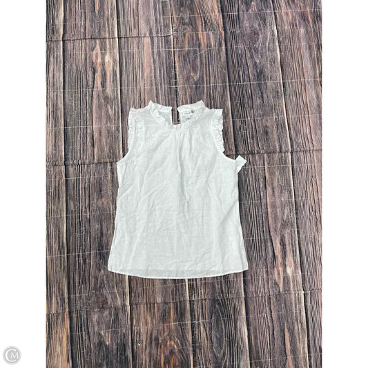 Tank Top By J. Crew In White, Size: Xxs