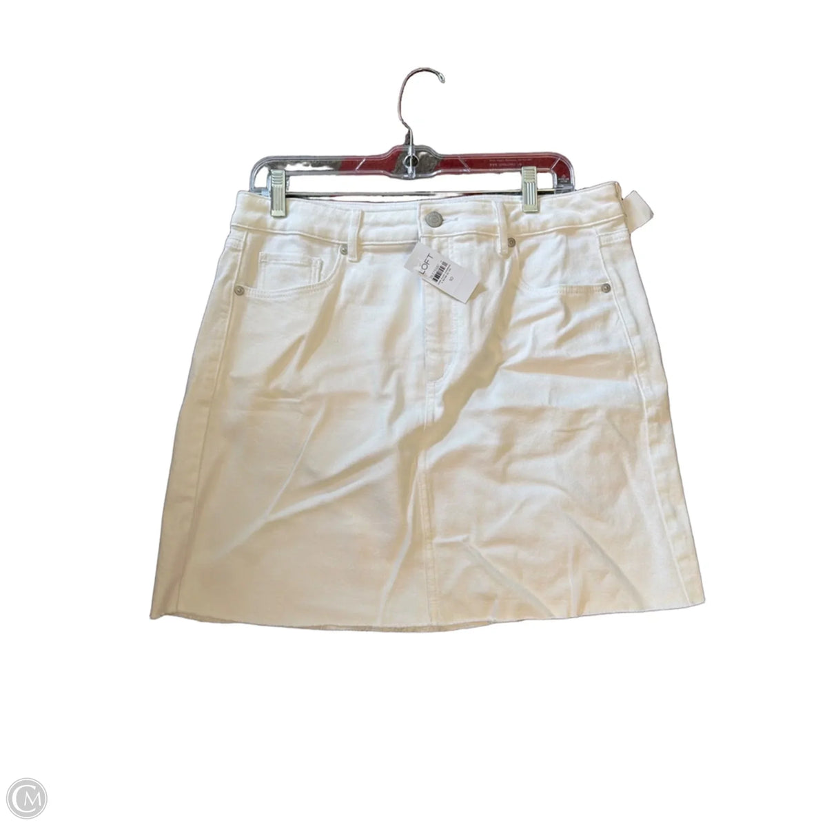 Skirt Mini & Short By Loft In White, Size: 10