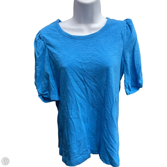 Top Short Sleeve By Chicos In Blue, Size: M