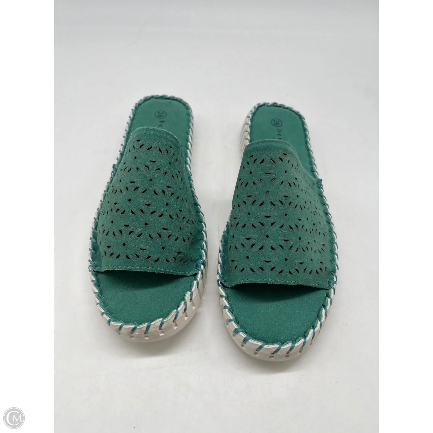 Sandals Flats By Bernie Mev In Green, Size: 8.5