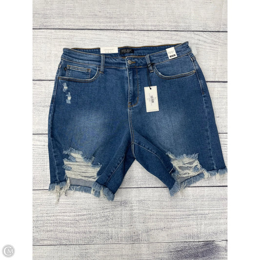 Shorts By Judy Blue In Blue Denim, Size: 2x
