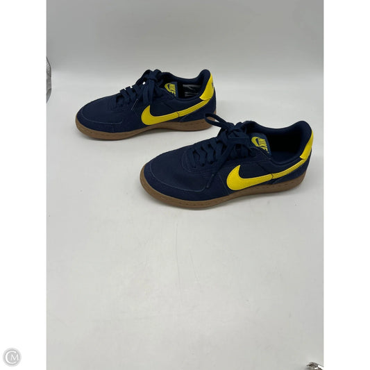 Shoes Athletic By Nike In Blue, Size: 6.5