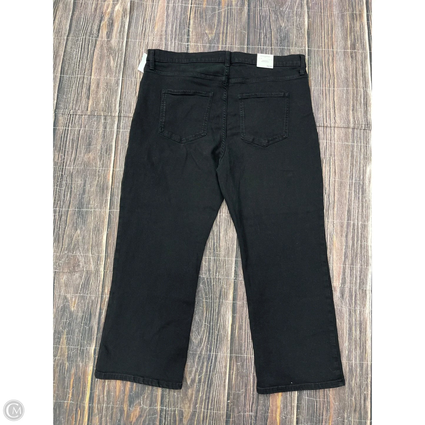 Pants Cropped By Banana Republic In Black, Size: 20