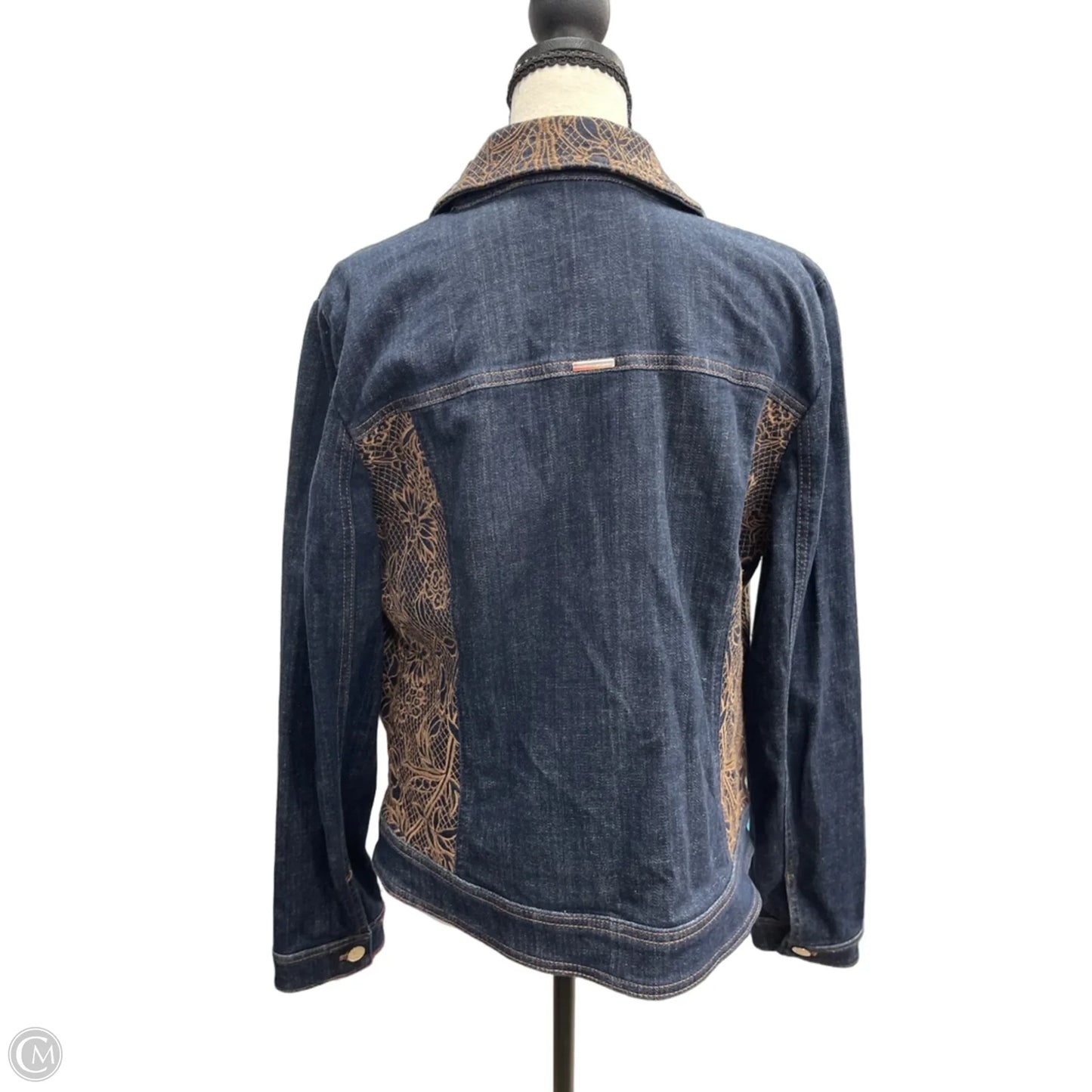 Jacket Denim By White House Black Market In Blue Denim, Size: L