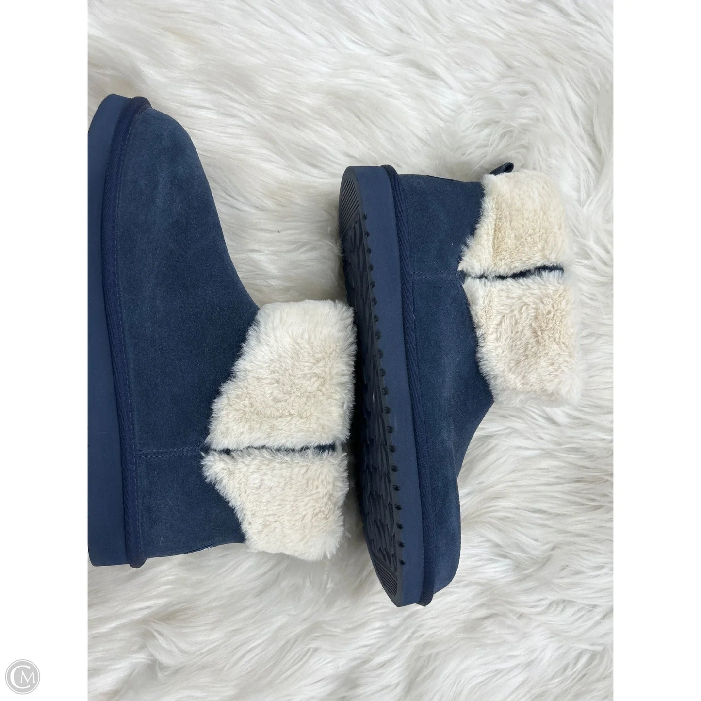 Boots Mid-calf Flats By Koolaburra By Ugg In Blue, Size: 10