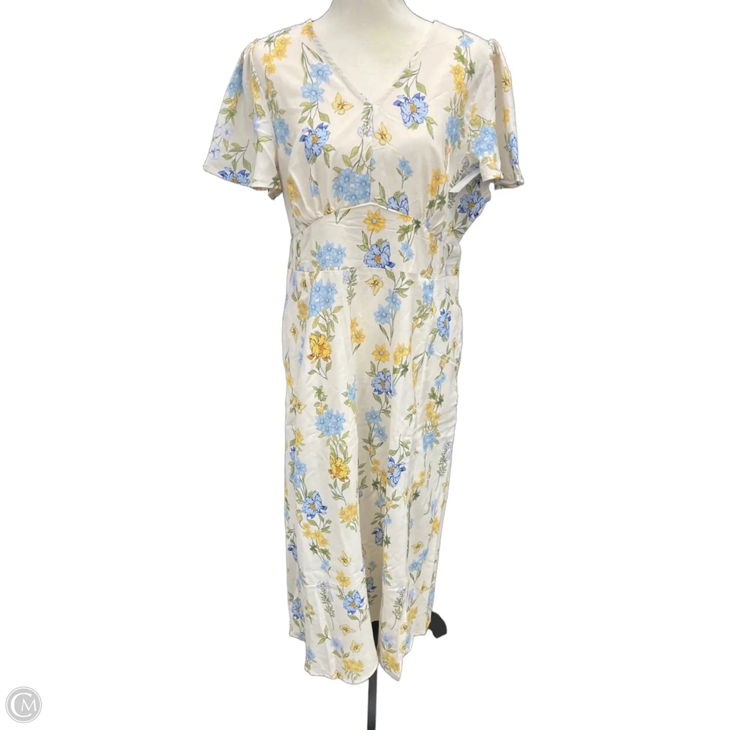 Dress Casual Maxi By Bloomchic In Floral Print, Size: 10