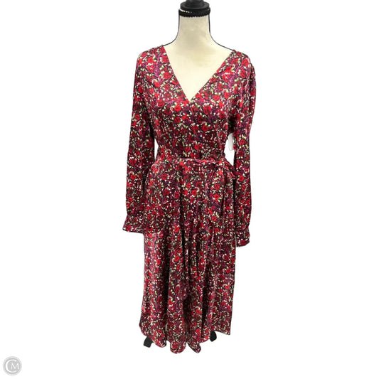 Dress Designer By Karl Lagerfeld In Floral Print, Size: 10