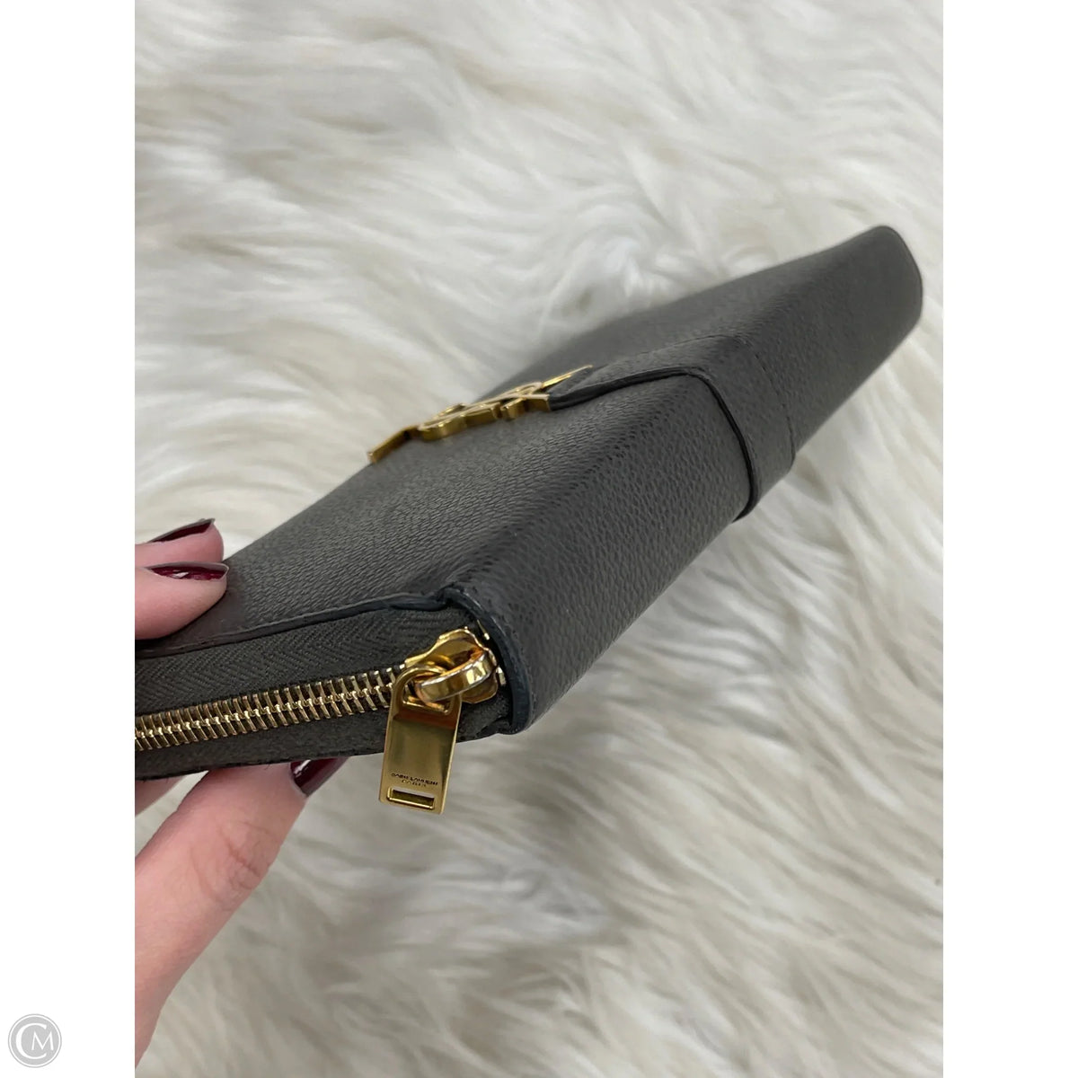 Wallet Luxury Designer By Yves Saint Laurent, Size: Medium