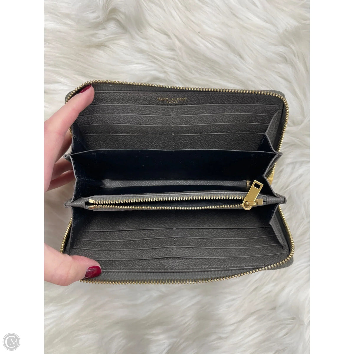Wallet Luxury Designer By Yves Saint Laurent, Size: Medium