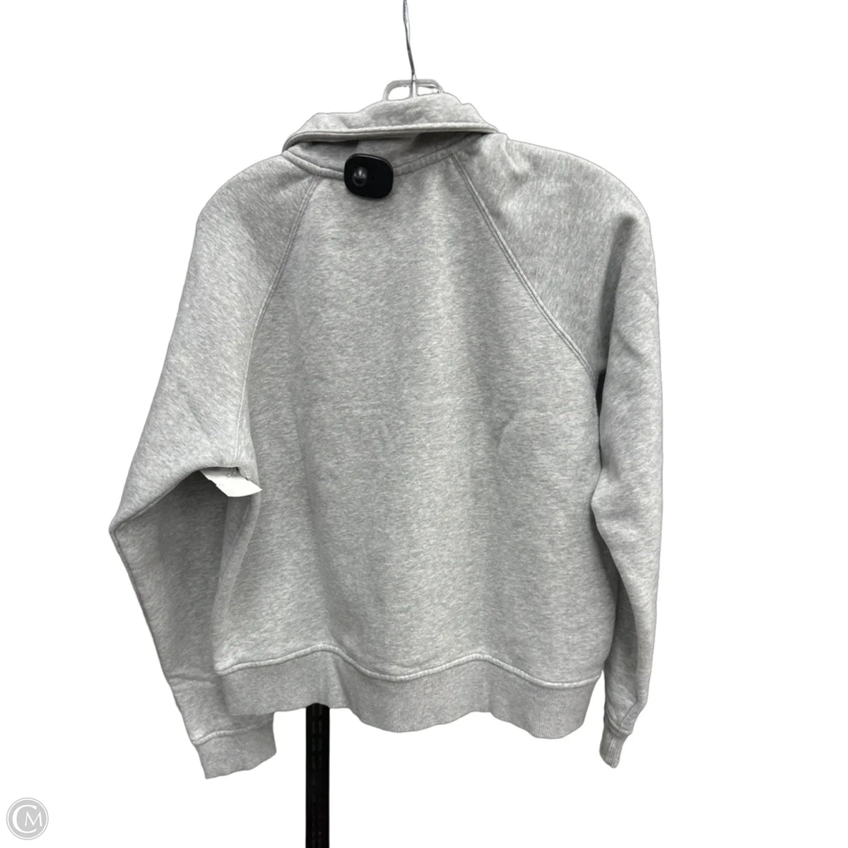 Sweatshirt Collar By Vuori In Grey, Size: S