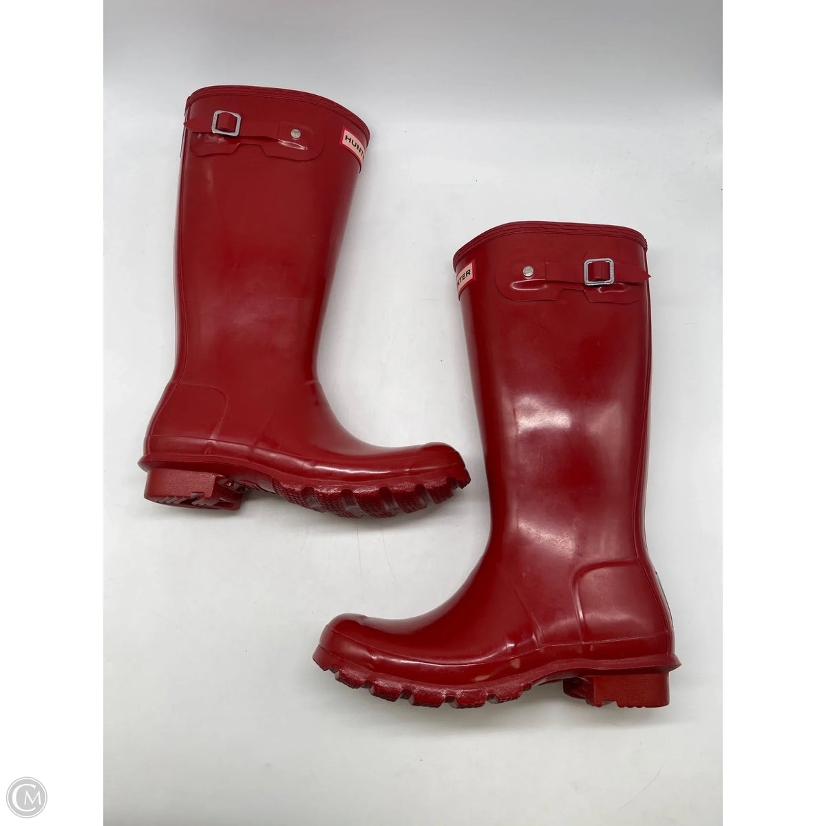 Boots Designer By Hunter In Red, Size: 5