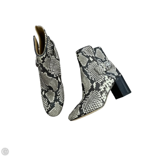 Boots Designer By Tory Burch In Snakeskin Print, Size: 6