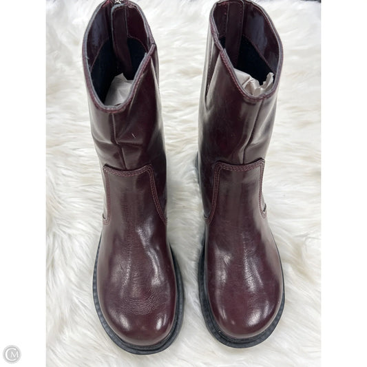Boots Combat By Zara In Purple, Size: 6.5