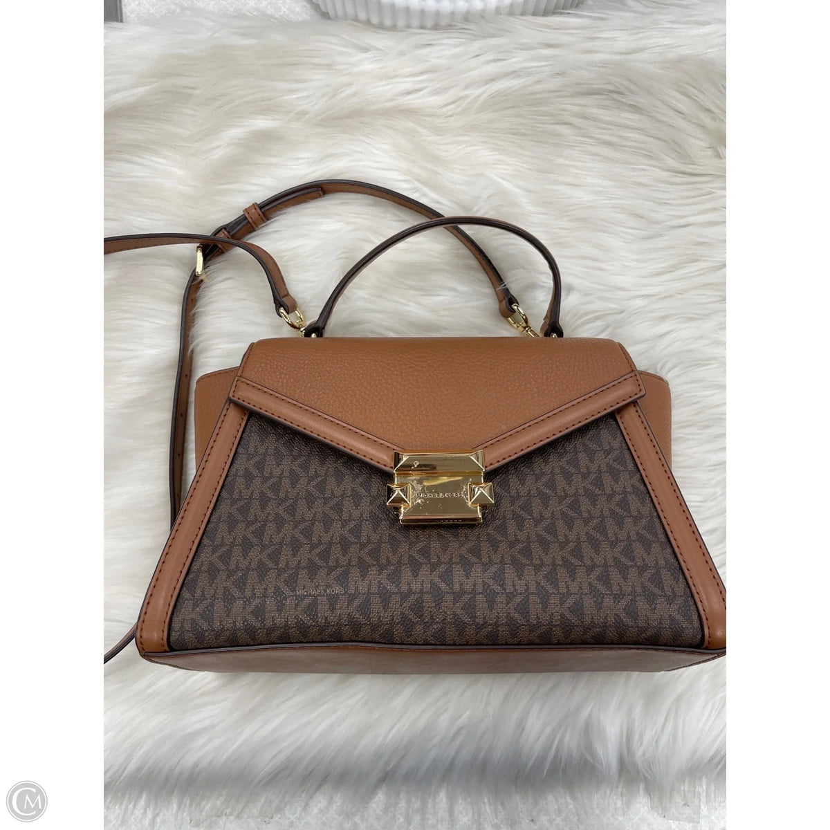 Crossbody Designer By Michael Kors, Size: Medium