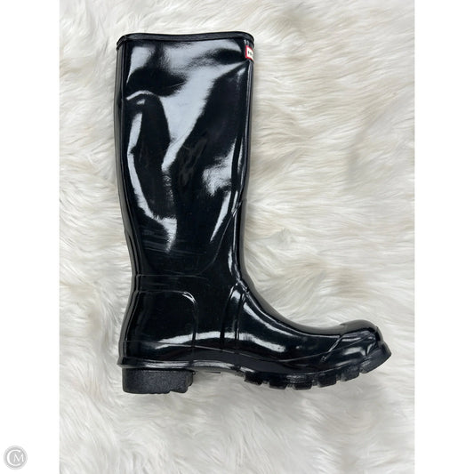 Boots Designer By Hunter In Black, Size: 9