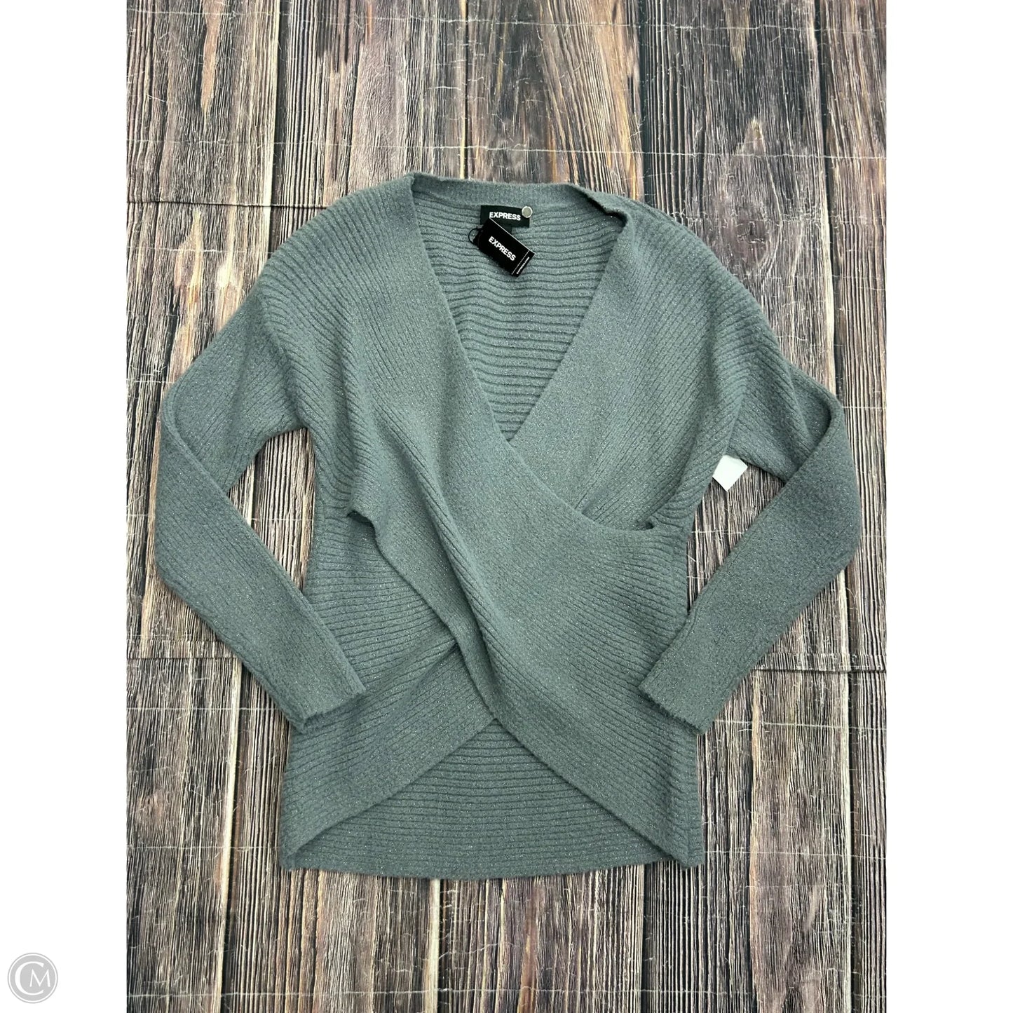 Sweater By Express In Grey, Size: S
