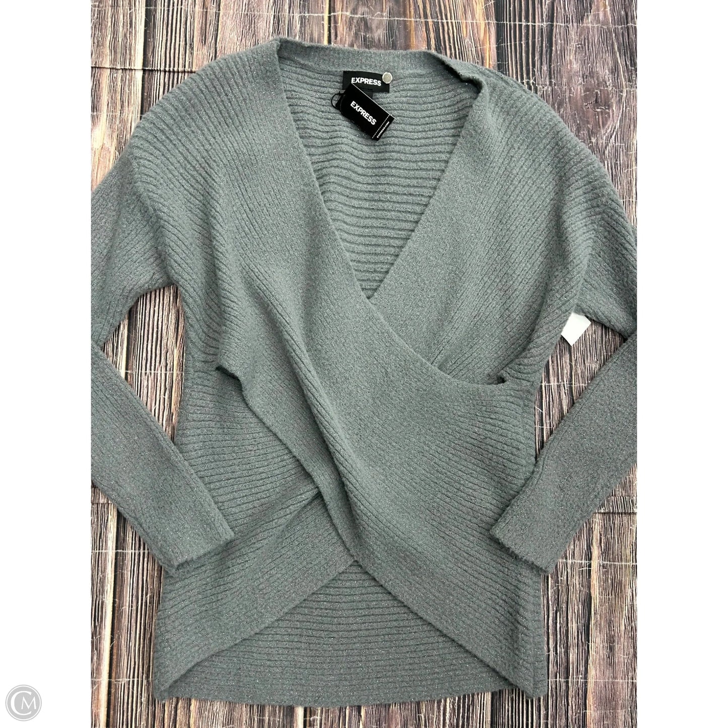 Sweater By Express In Grey, Size: S